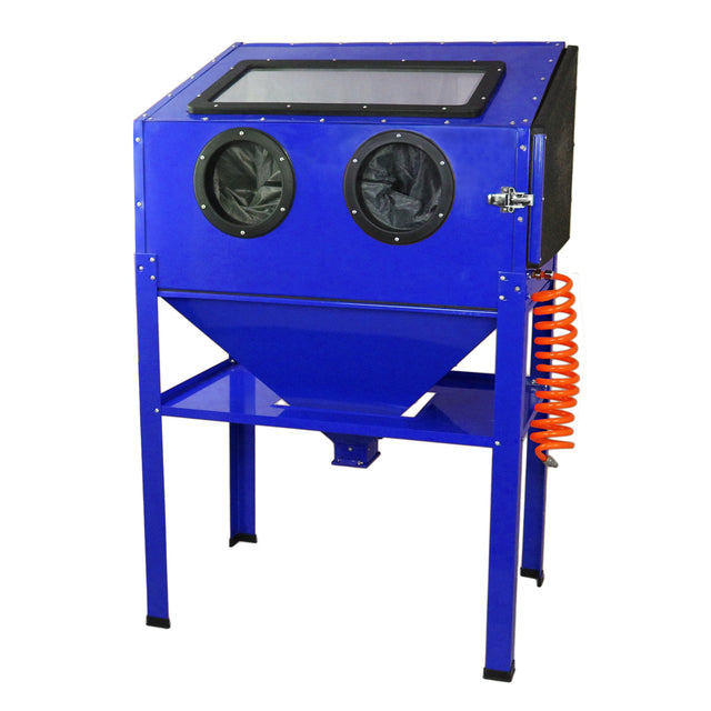 220L Heavy Duty Portable Sandblasting Cabinet, Work Station, Abrasive Bead Grit Sandblaster